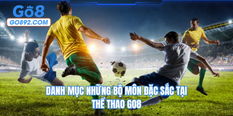 Danh mục những bộ môn đặc sắc tại thể thao GO8